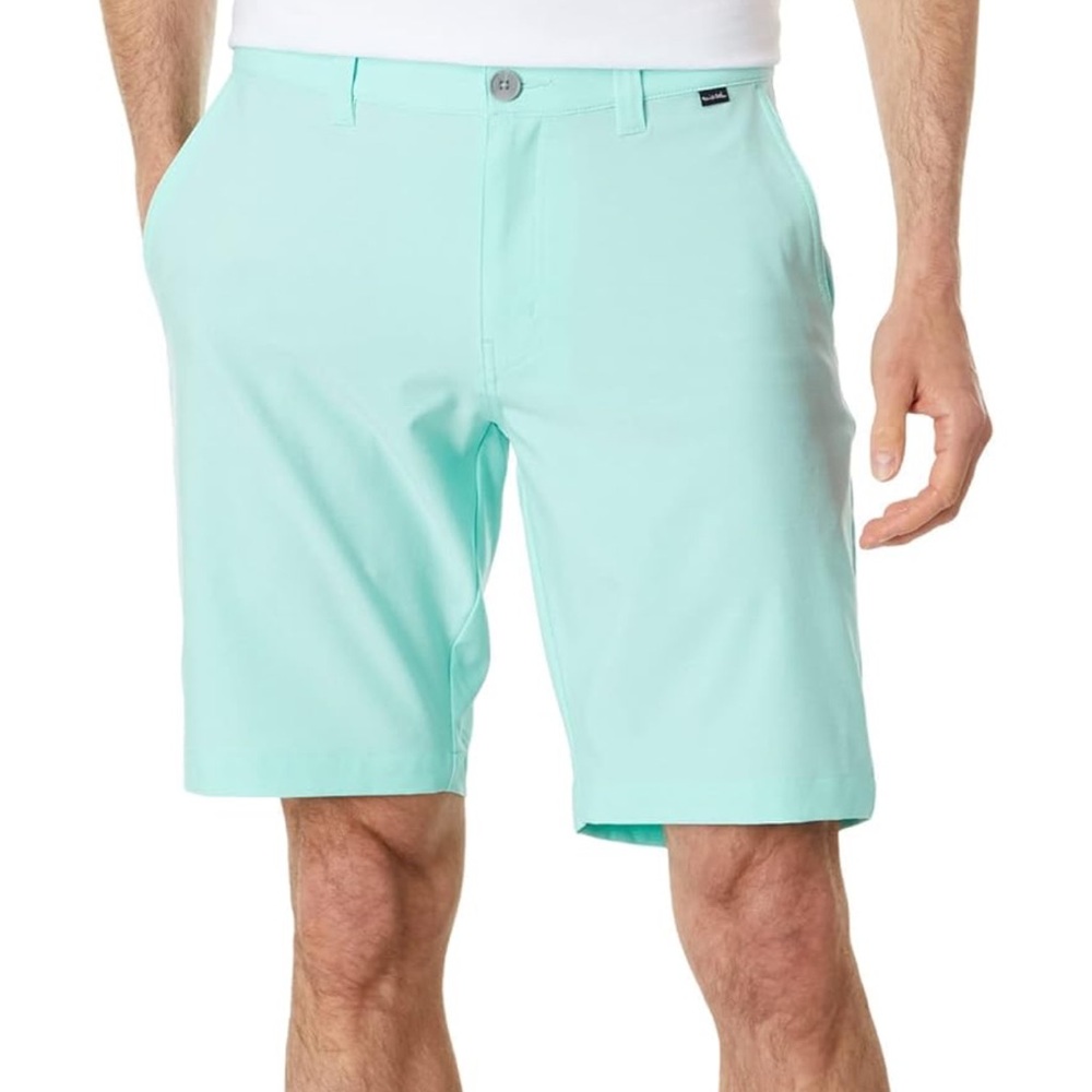 TravisMathew 9" Men’s Shorts Sand Harbor‎ Turquoise - Waist 42